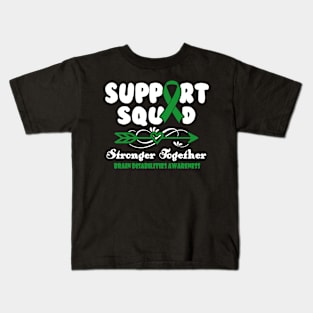 Brain Disabilities Awareness Support Squad Stronger Together - In This Family We Fight Together Kids T-Shirt